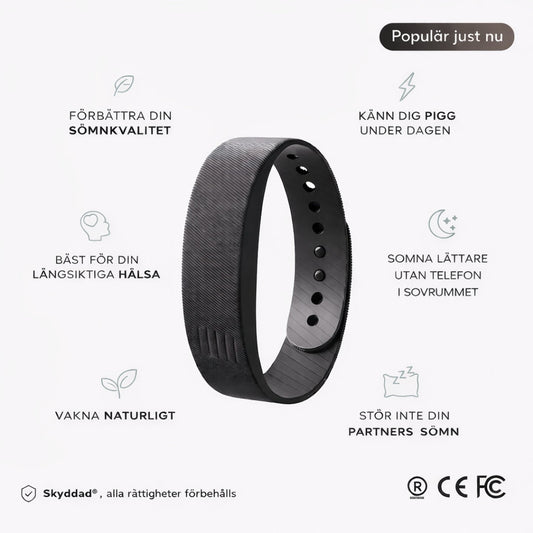 Innovativ vibrationsväckarklocka som väcker dig och ingen annan