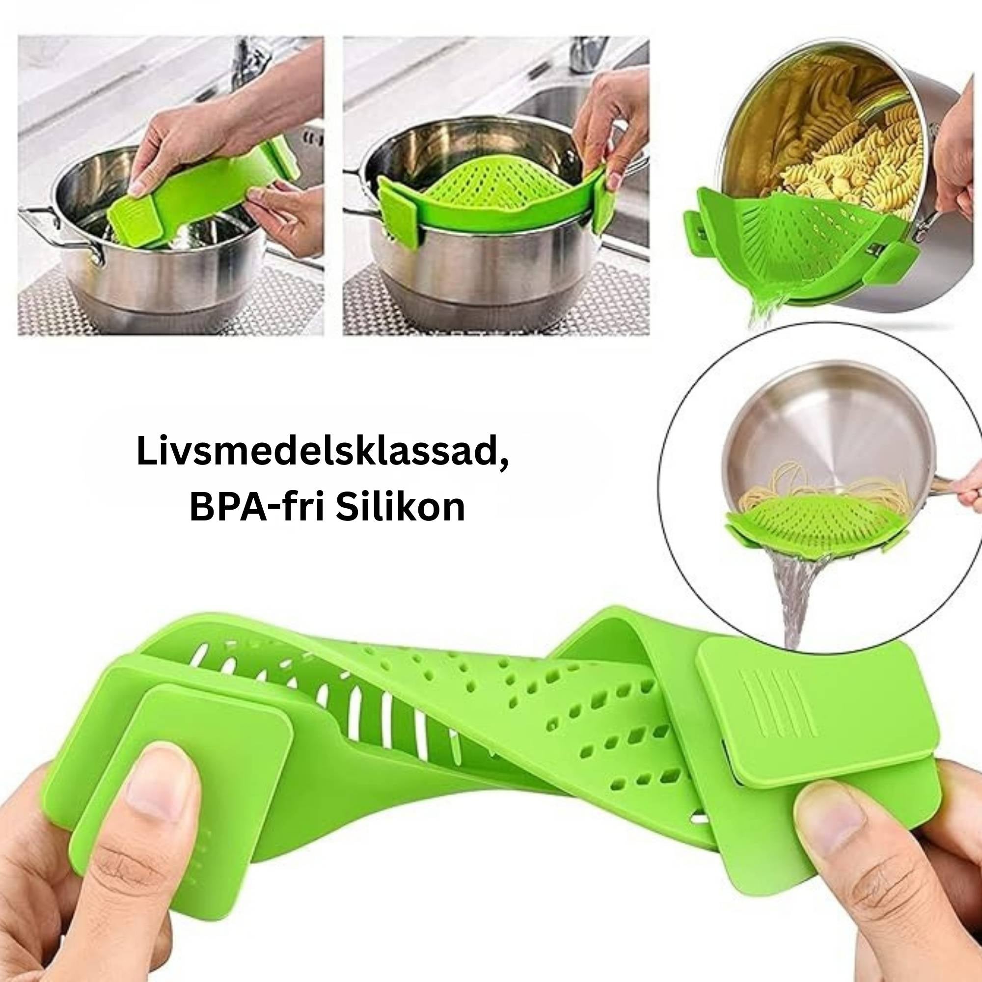 Smart Clip-on Durkslag │  För enklare & säkrare avrinning