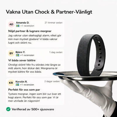 Sovasana Vibrationsarmband för Tyst Uppväckning