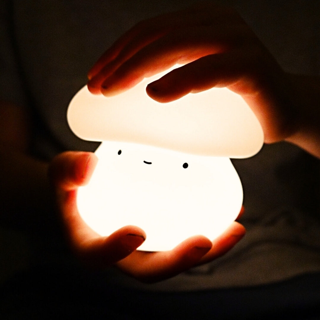 Skogssvampen │  Mjuk Nattlampa med timer & touch